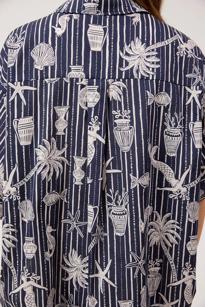 Crete Shirt - Sea
