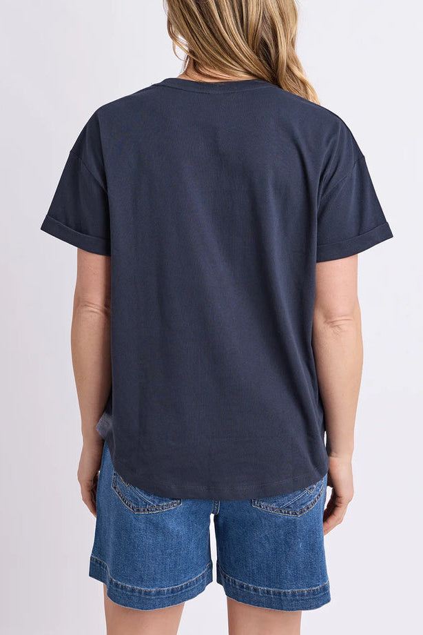 Elm Fishy Tee - Navy