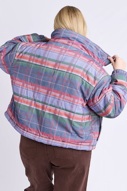 Cord Check Jacket - Multi Colour