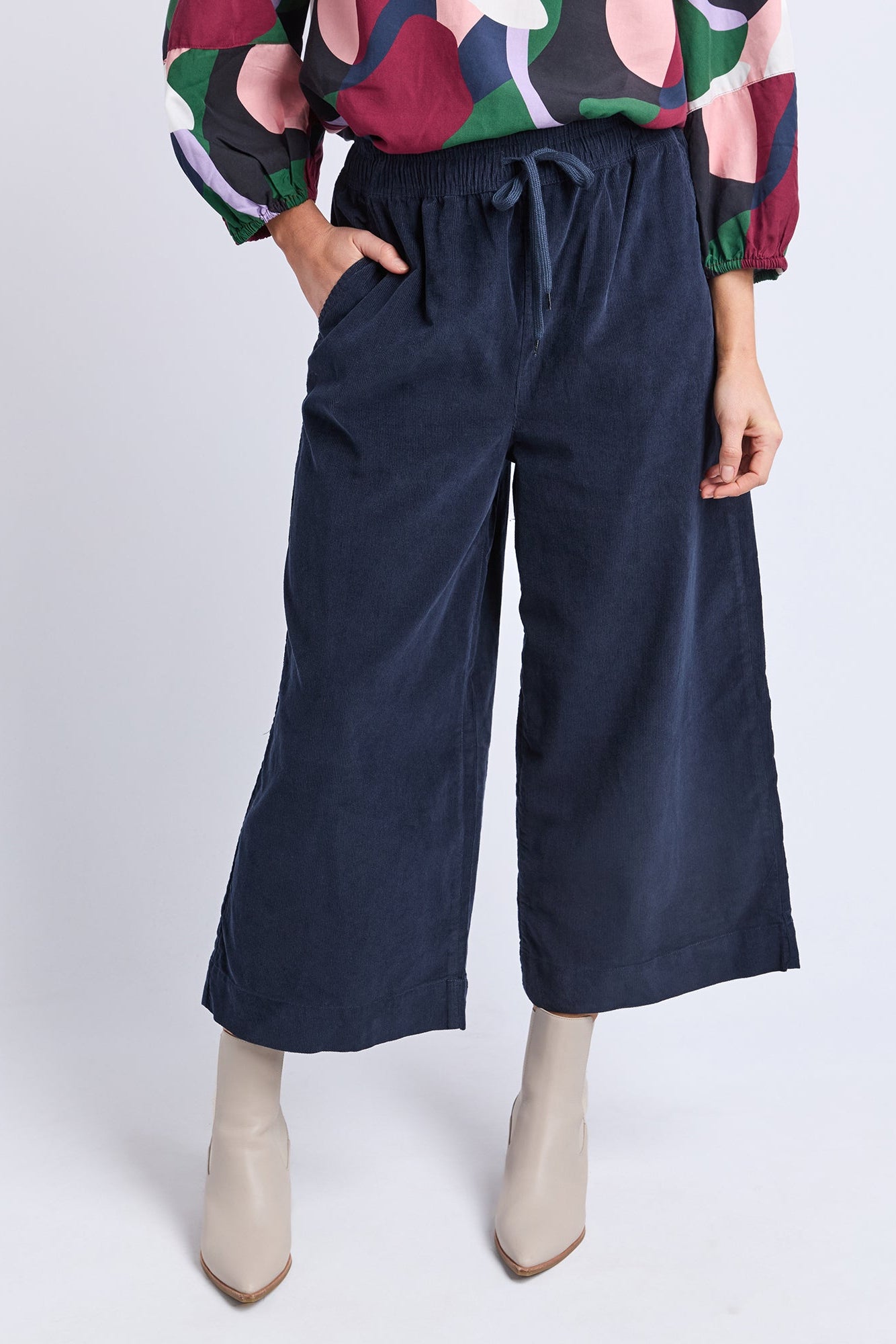 Winnie Cord Pant - Navy