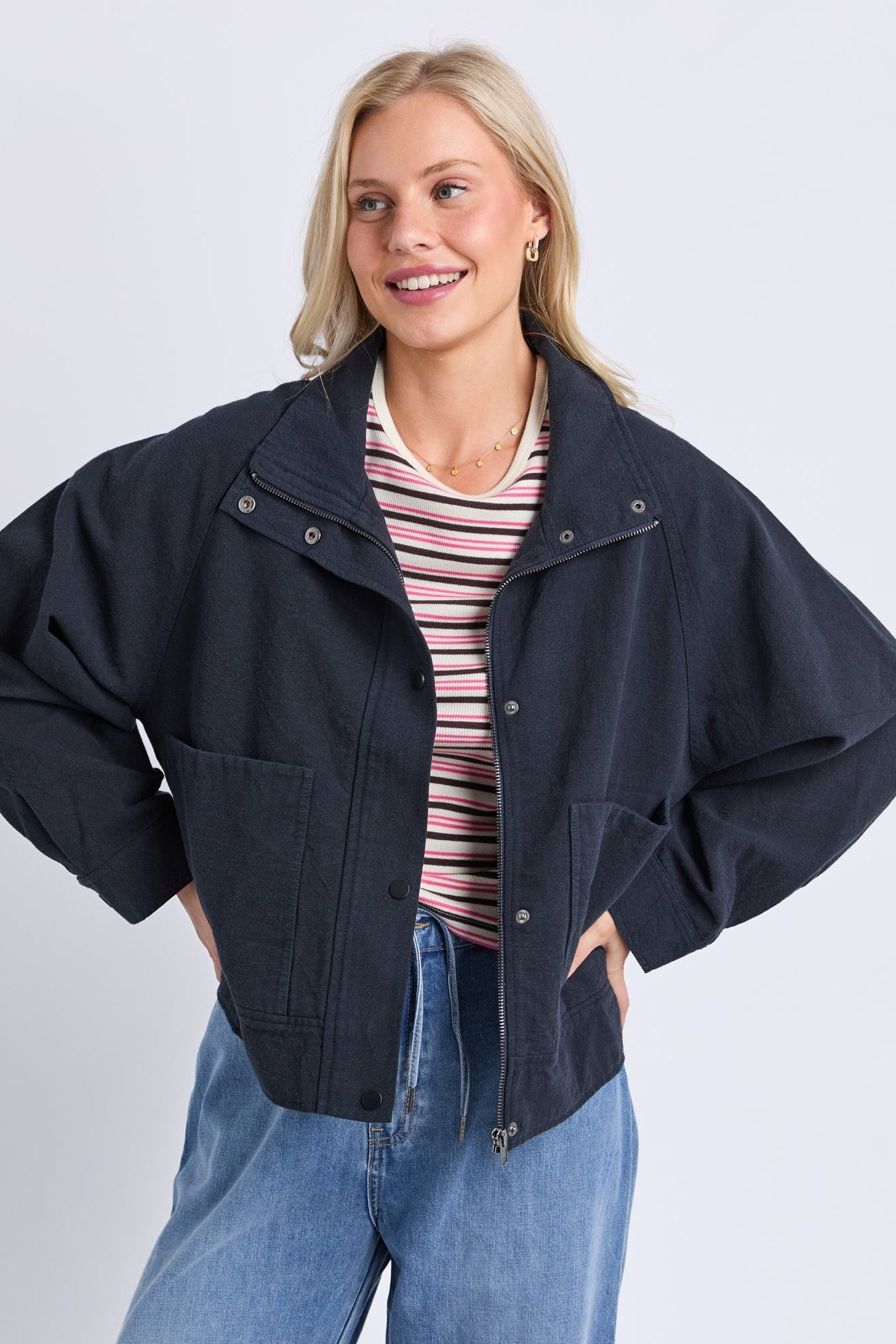 Elm Calma Jacket - Navy
