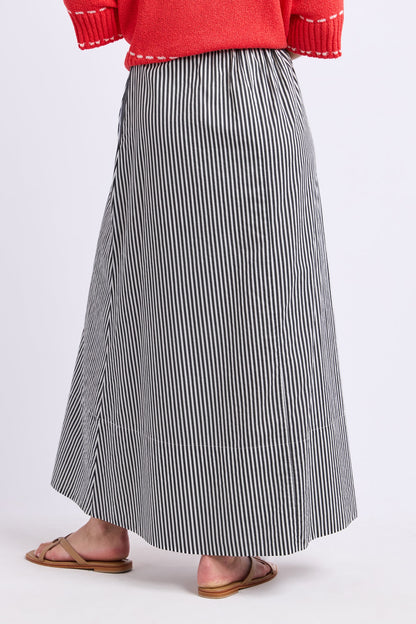 Elm Willow Skirt - Black Stripe