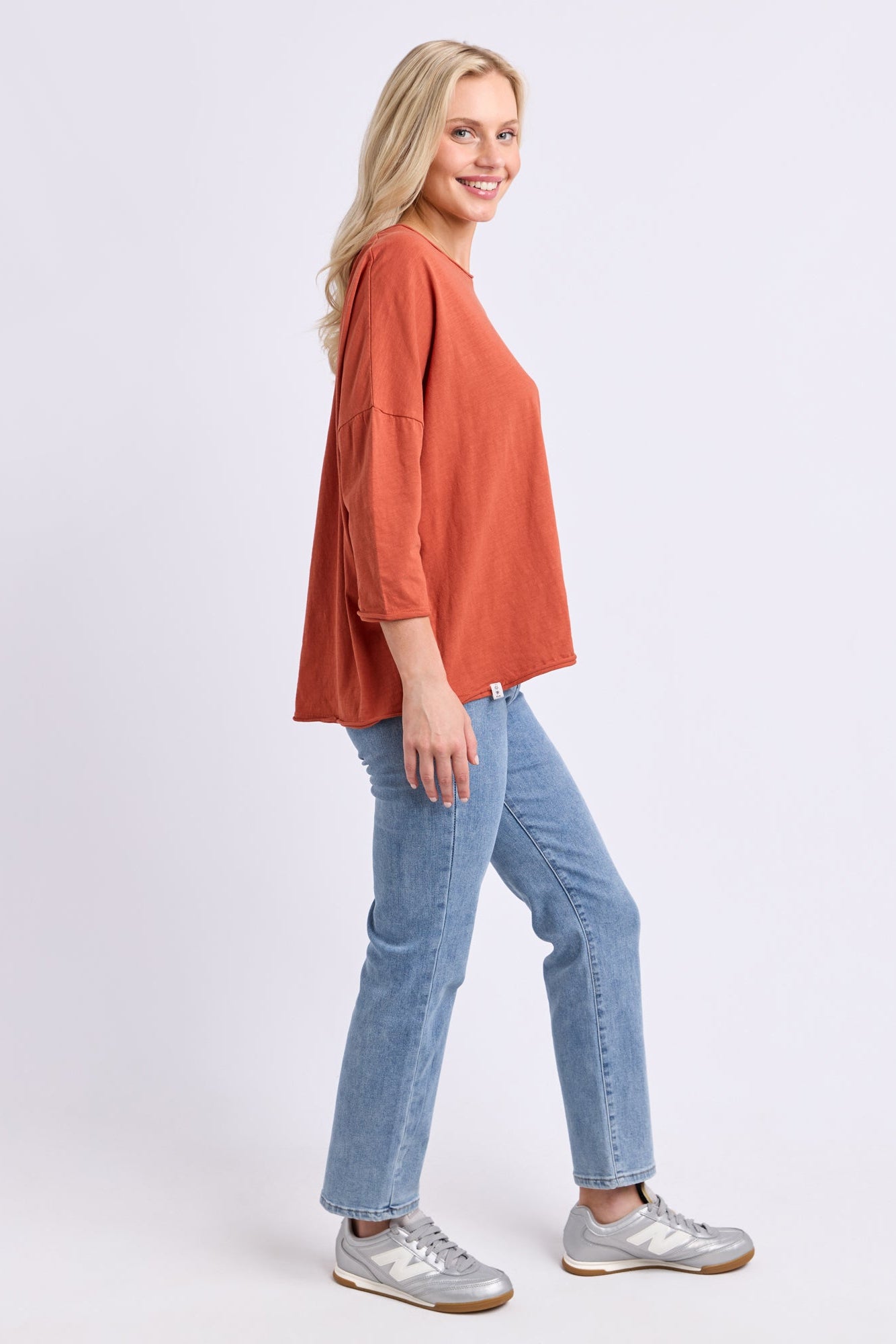 Elm Anya L/S Tee - Earth Brown