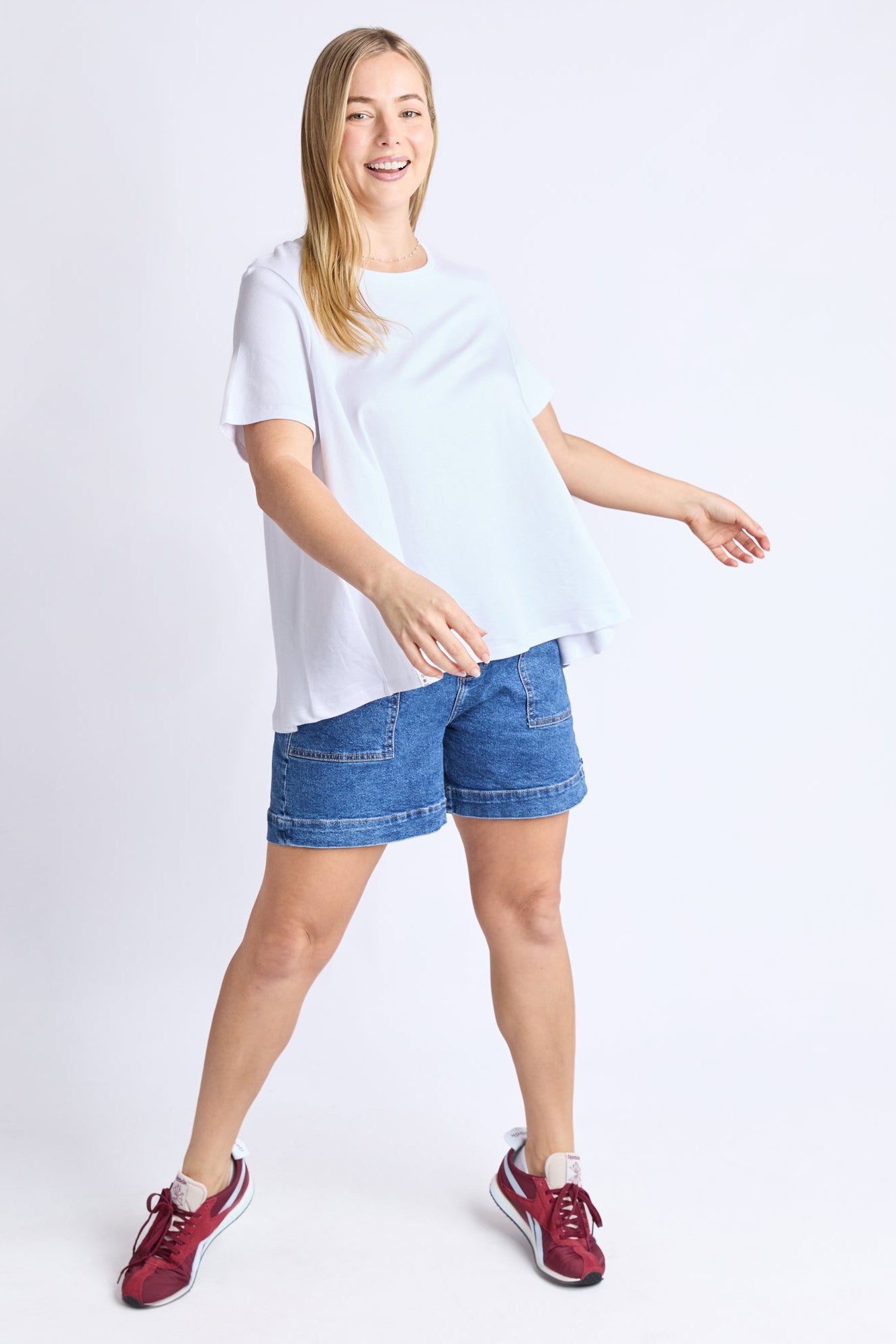Elm Daisy Tee - White