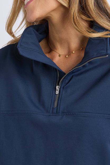 Alexis Half Zip - Navy