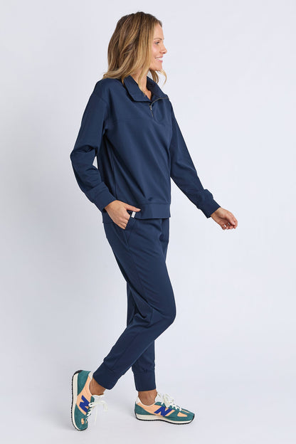Alexis Half Zip - Navy