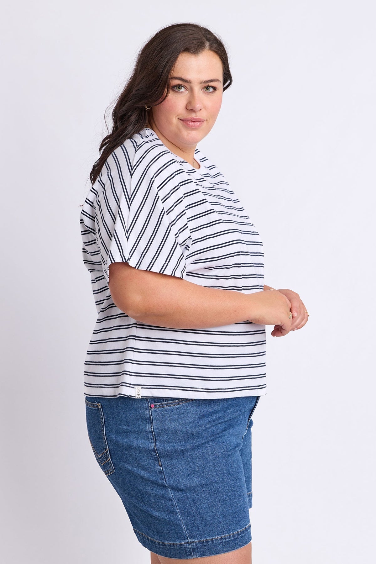 Elm Luna S/S Tee - Stripe