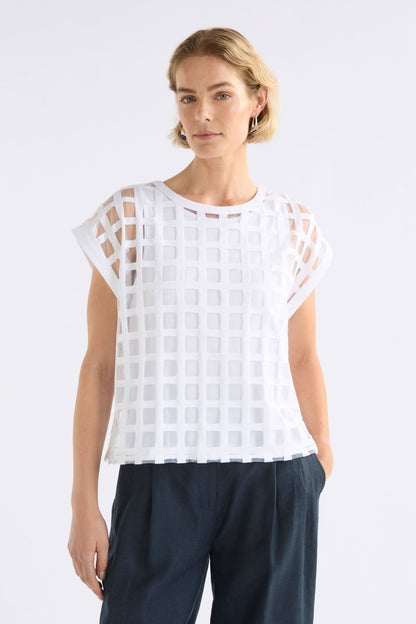 Elk Varr Burnout Top - White