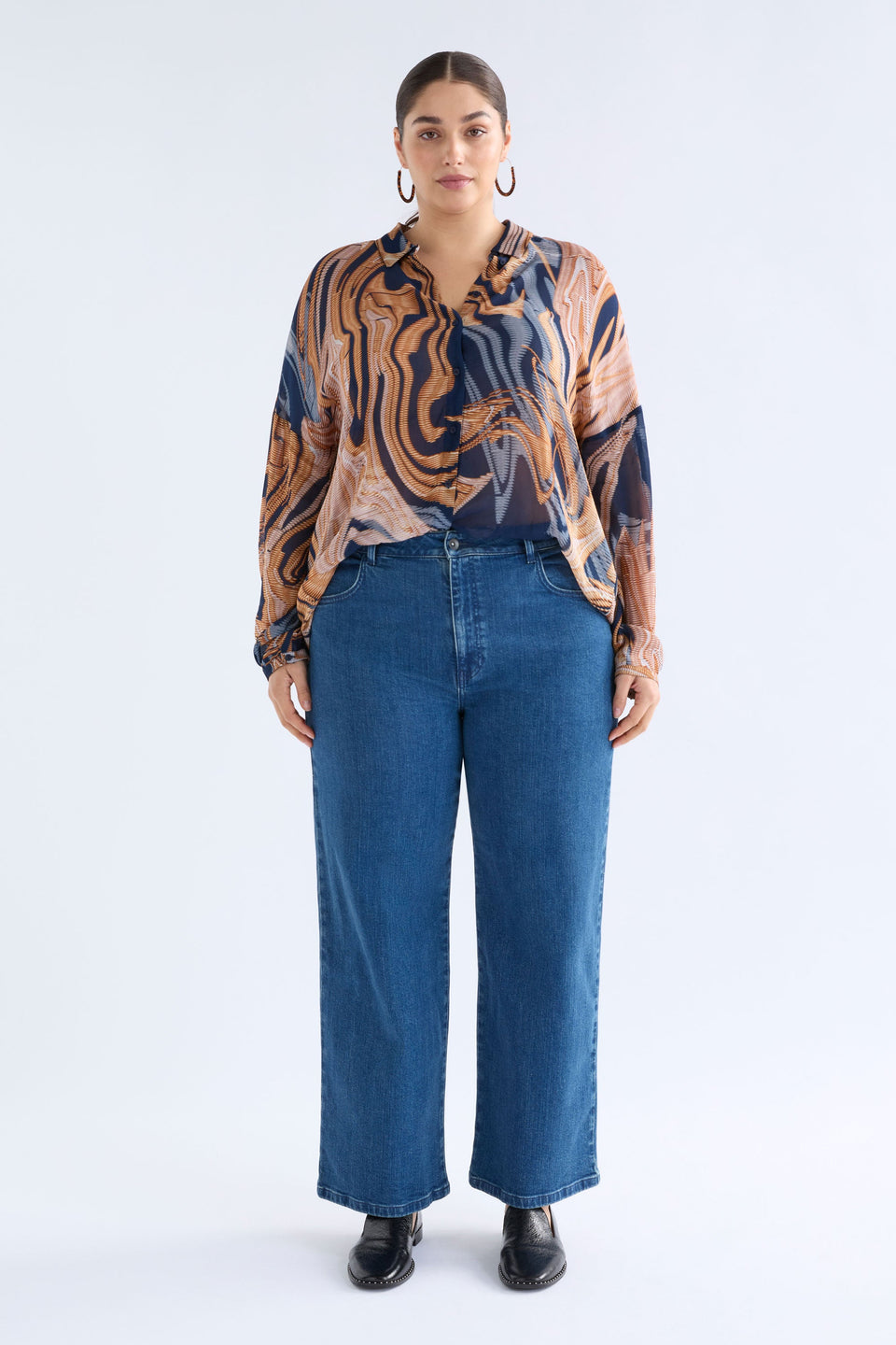 Elk Eir Sheer Shirt - Brandr Print
