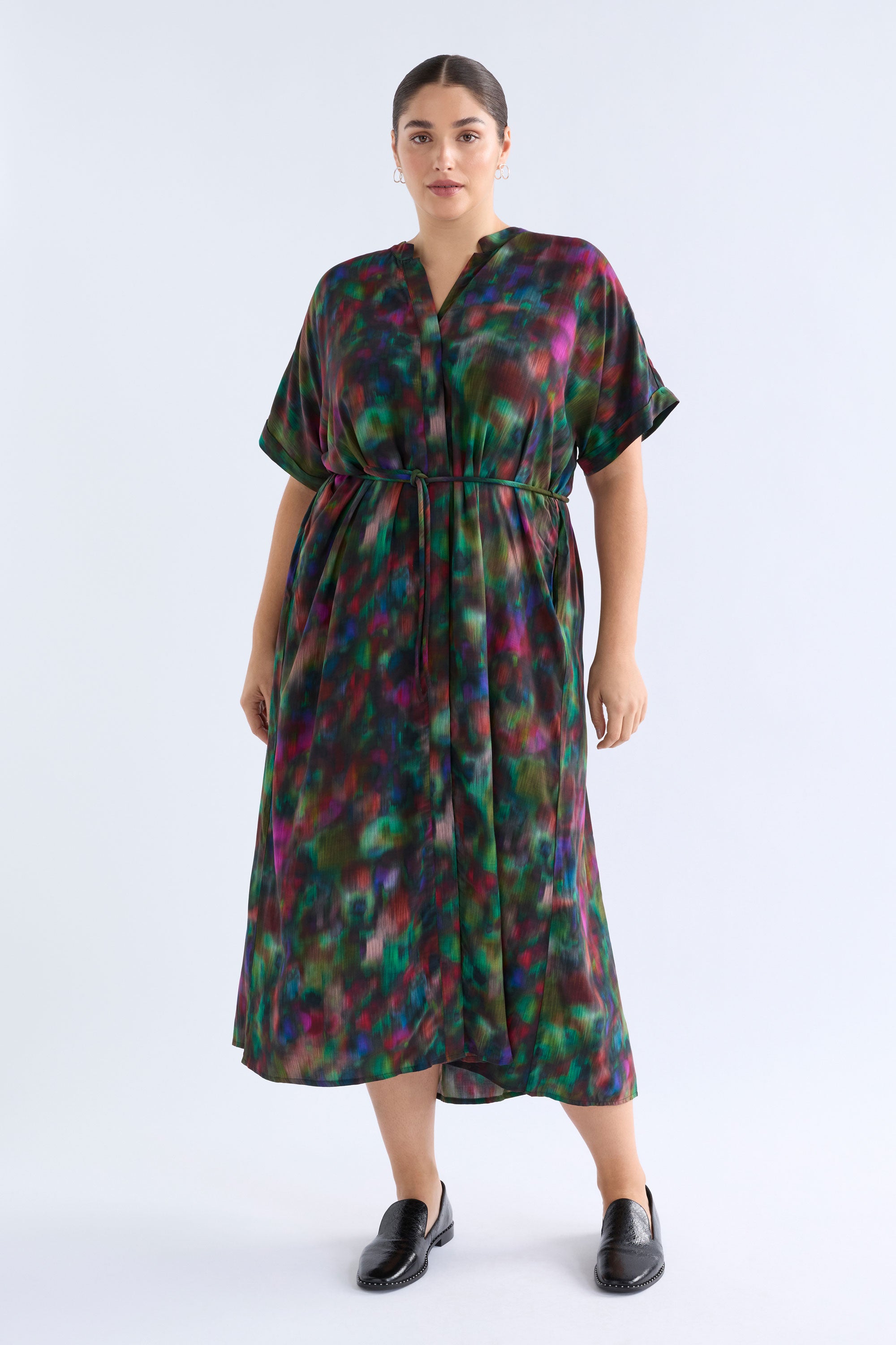 Elk Malo Shirt Dress - Jord Print