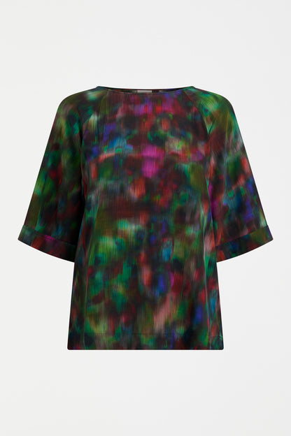 Elk Geden Top - Jord Print