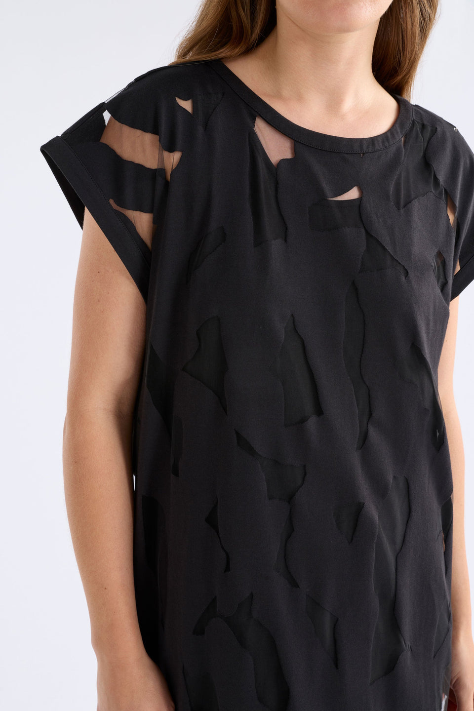 Elk Varr Burnout Dress - Black
