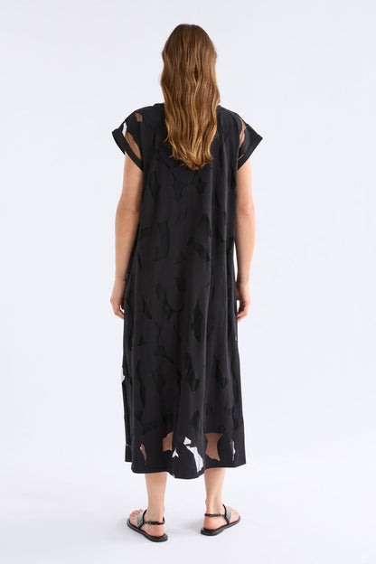 Elk Varr Burnout Dress - Black