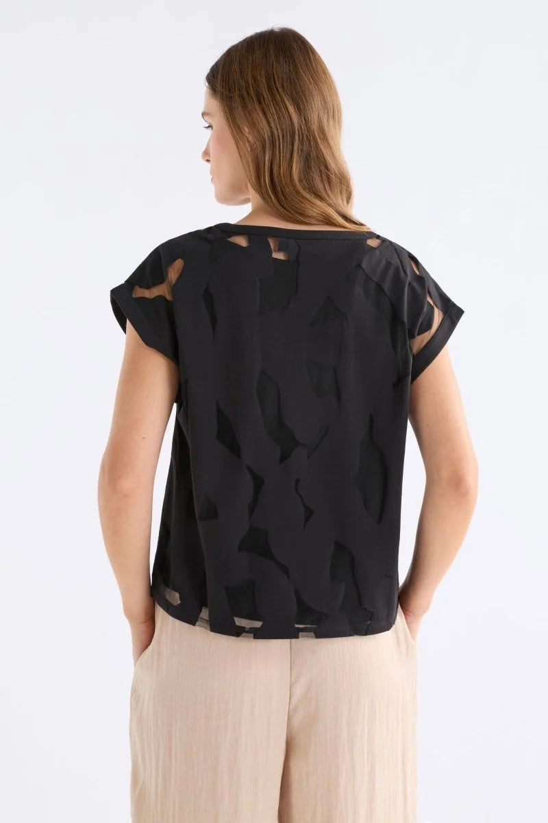 Elk Varr Burnout Top - Black
