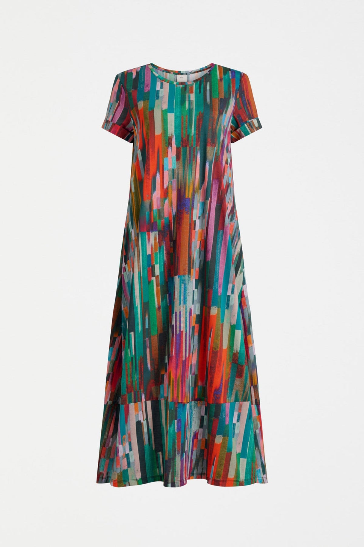 Elk Haki Dress - Mella Print