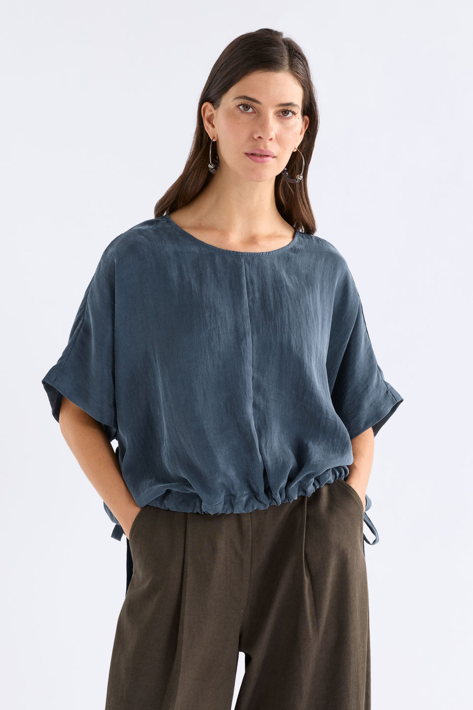 Elk Delme Top - Blue Steel