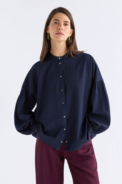 Elk Albez Shirt - Dk Blue Denim