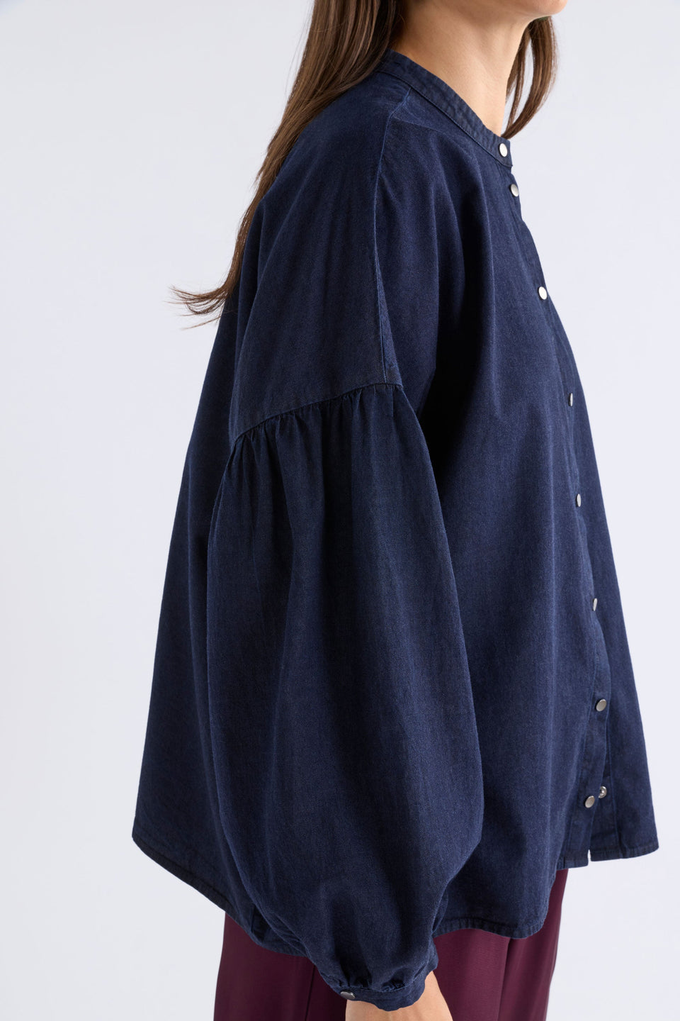 Elk Albez Shirt - Dk Blue Denim