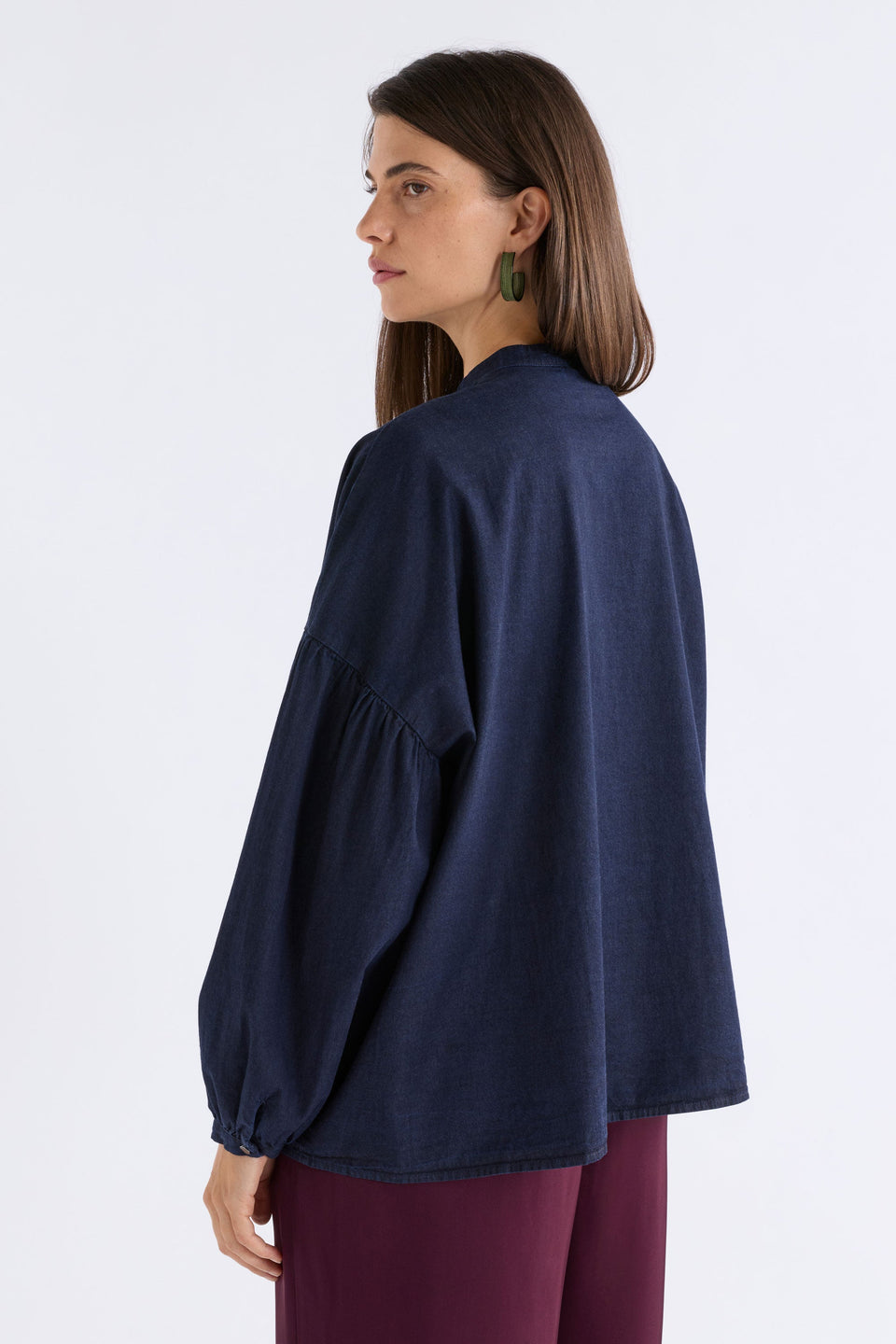 Elk Albez Shirt - Dk Blue Denim