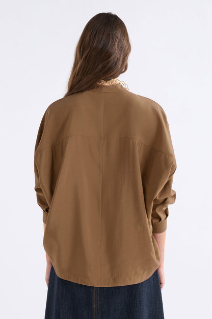 Elk Ahren Shirt - Dark Toffee