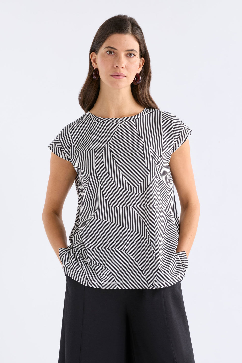 Elk Anden Tee - Mane Print