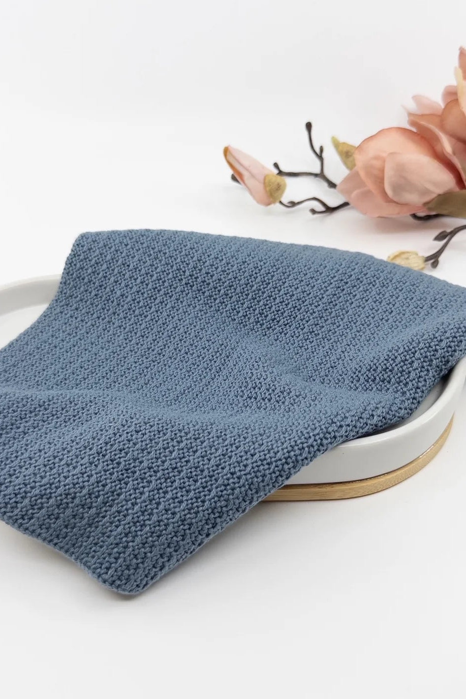 Organic Cotton Face Cloth 3pk - Storm