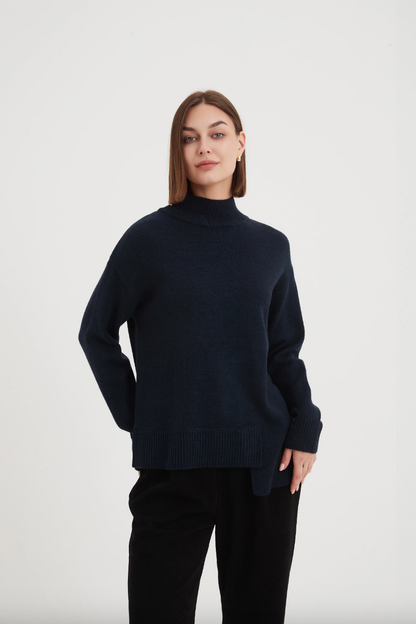 Asymmetric Hem Knit