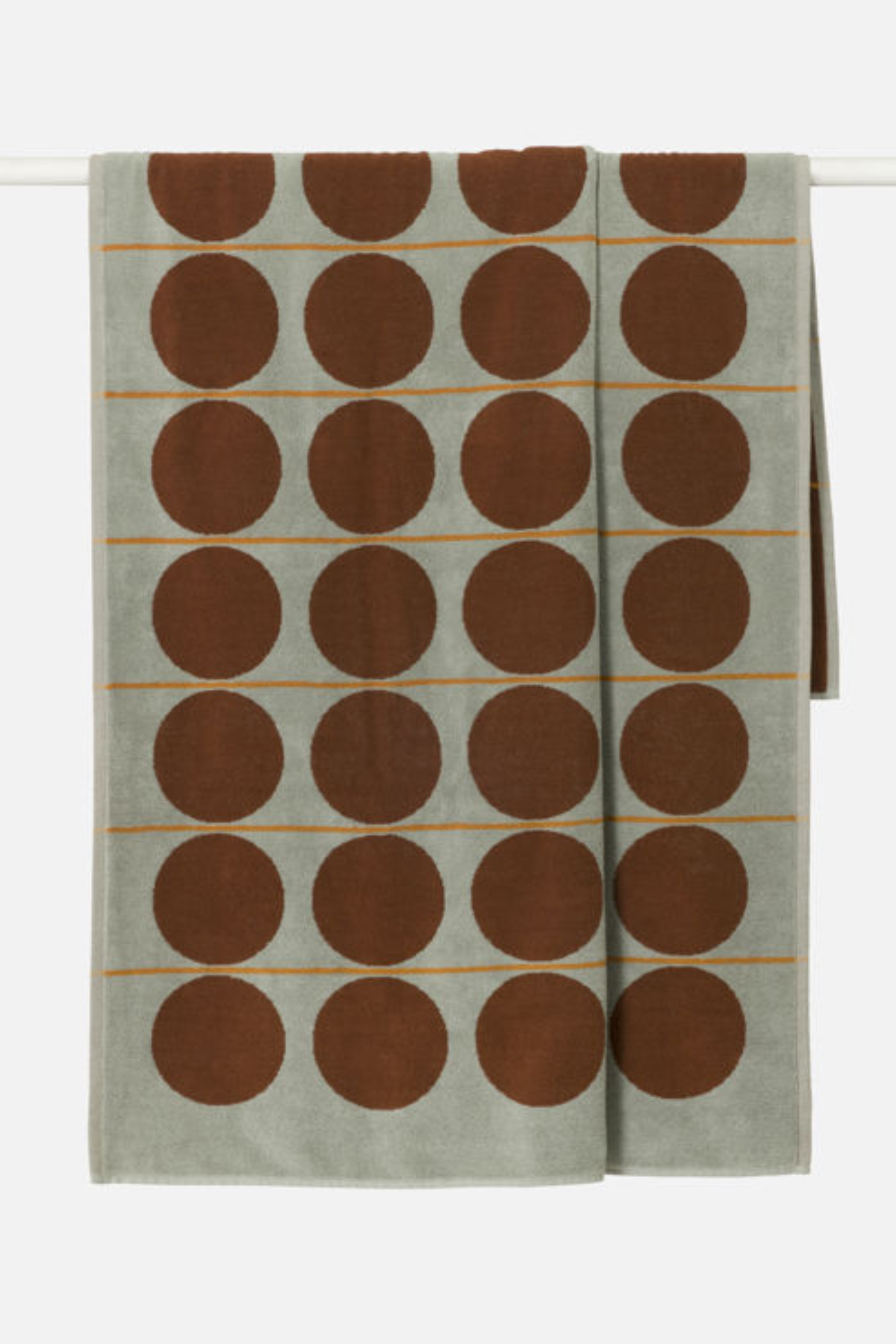Abacus Beach Towel - Mist/Paprika