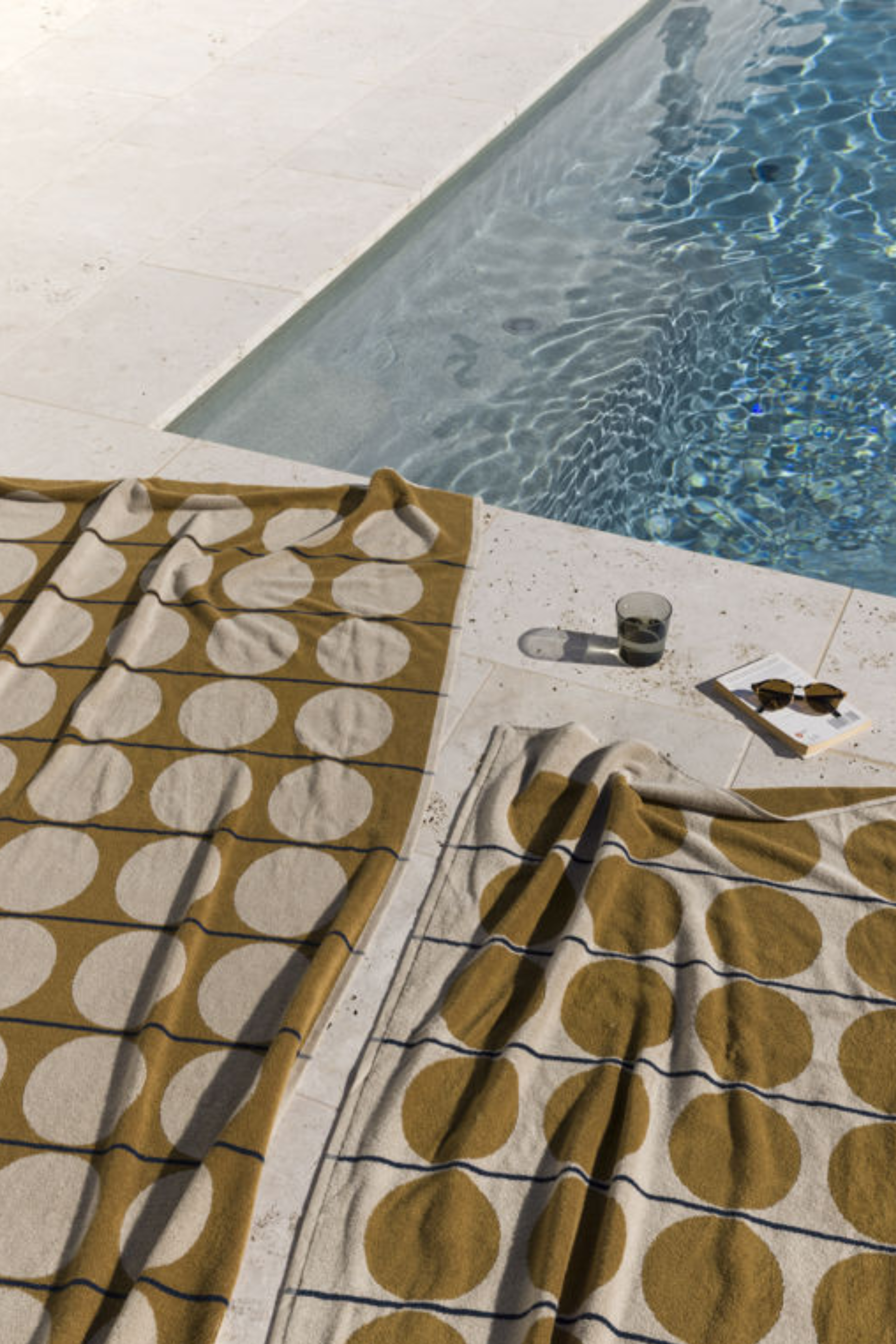 Abacus Beach Towel - Oyster/Kumara