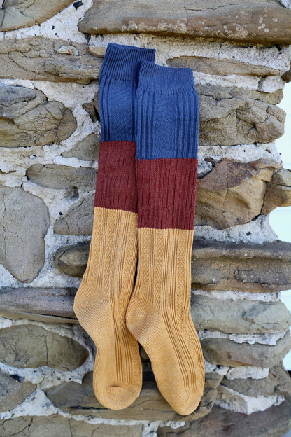 Adventure Long Socks - Cobalt