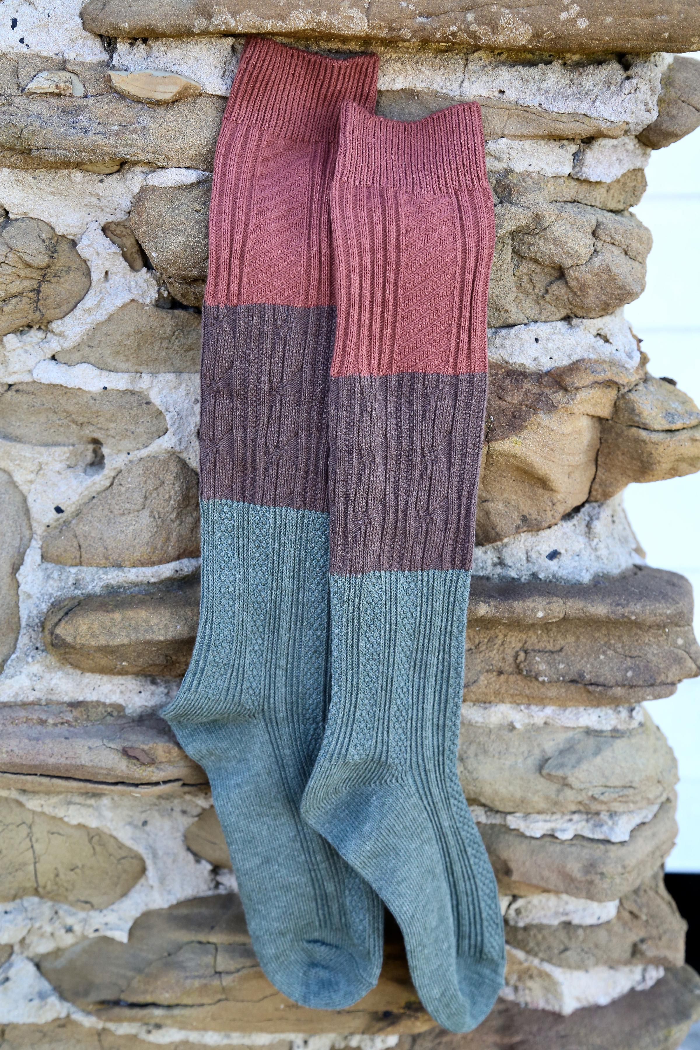Adventure Long Socks - Rust