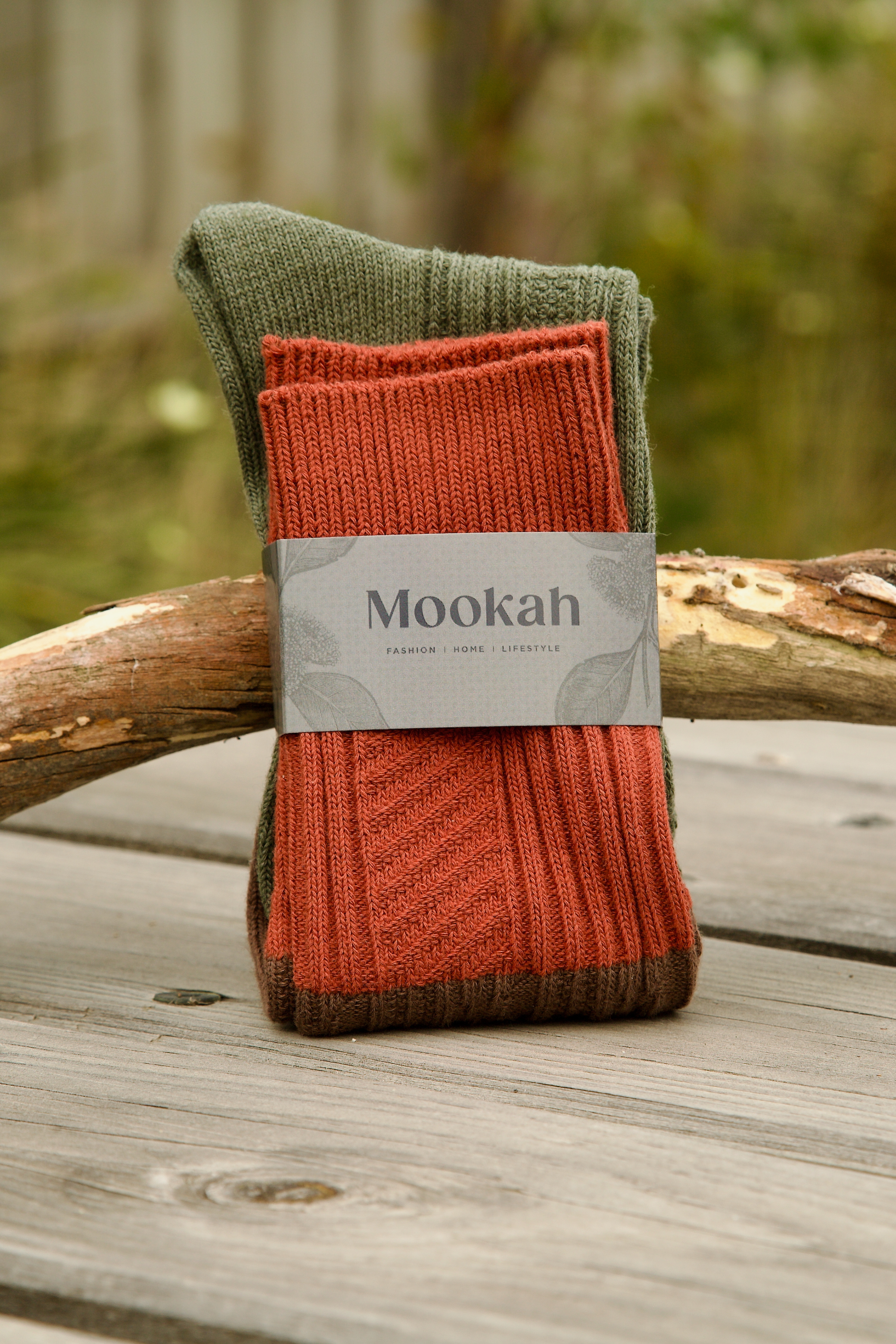 Adventure Long Socks - Rust