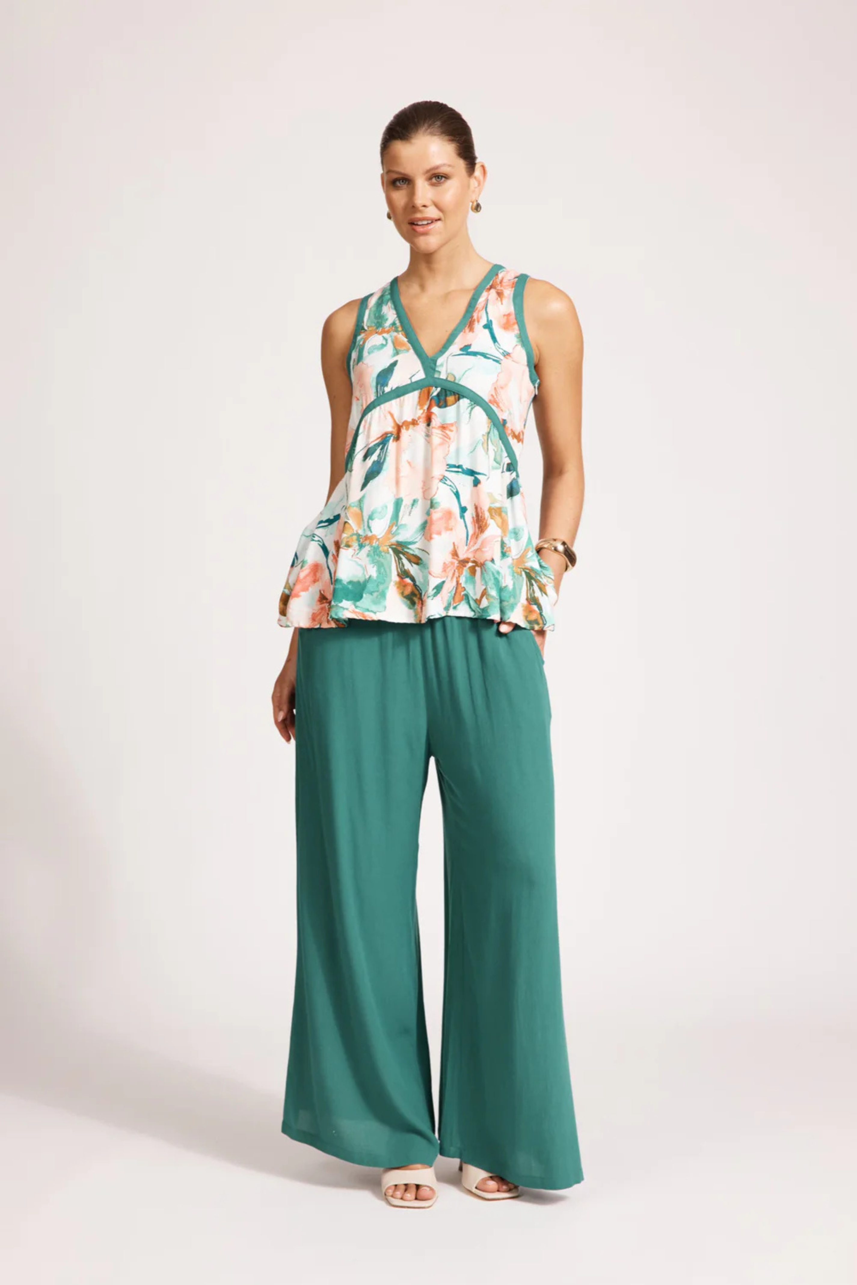 Alegria Spliced Tank - Estate/Teal