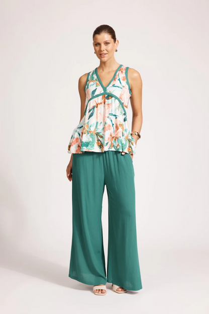 Alegria Spliced Tank - Estate/Teal