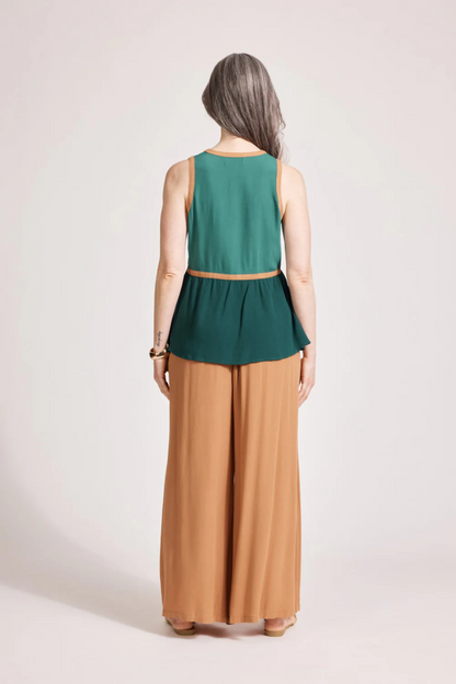 Alegria Spliced Tank - Teal/Lagoon