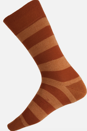 Alpaca/Merino Stripe Socks - Humphrey Law
