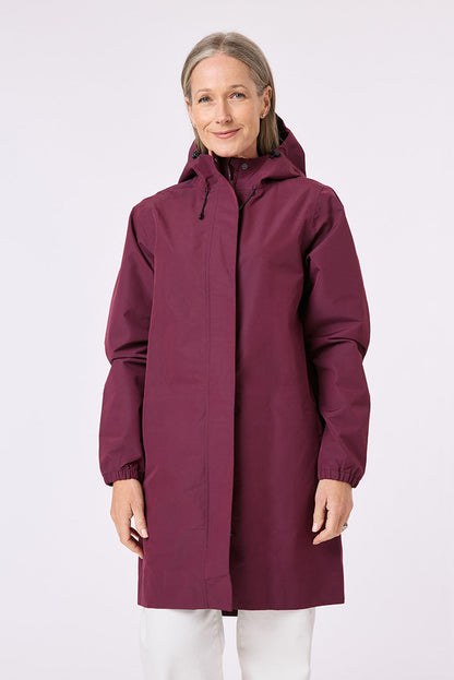 Refuge Raincoat - Mulberry