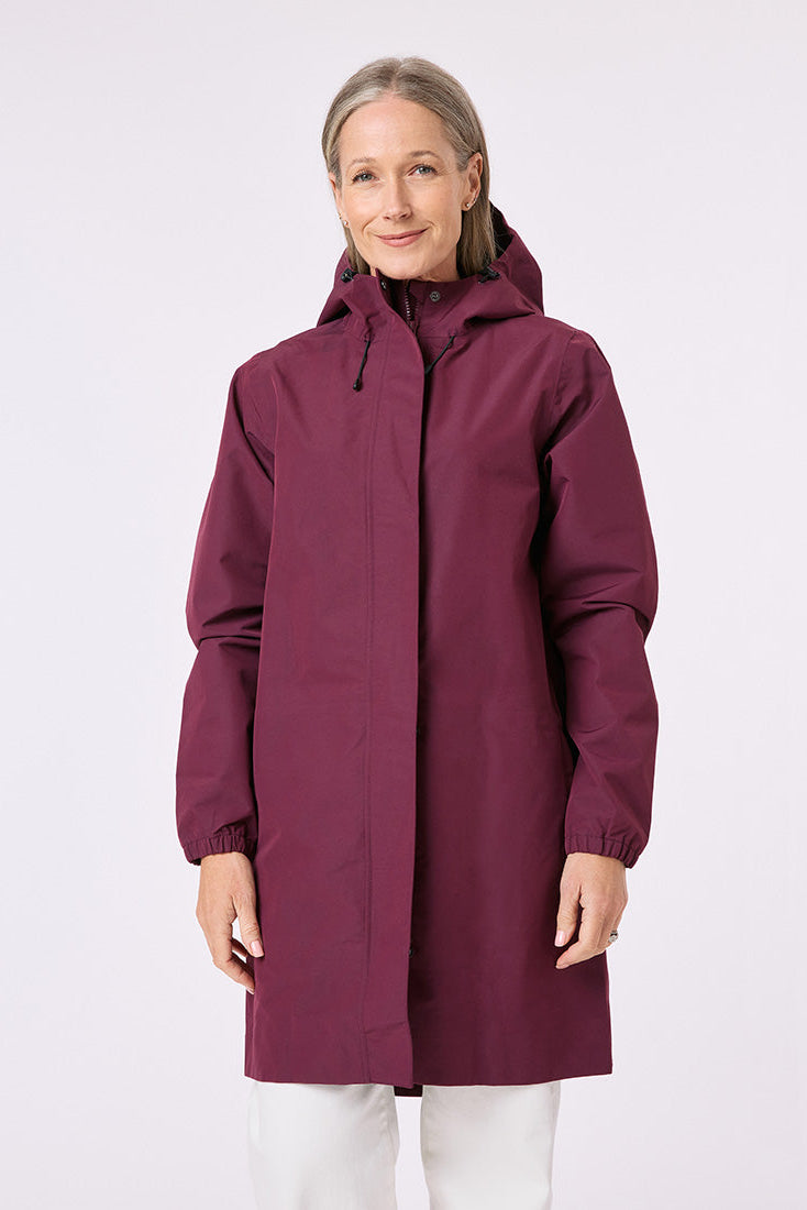 Refuge Raincoat - Mulberry