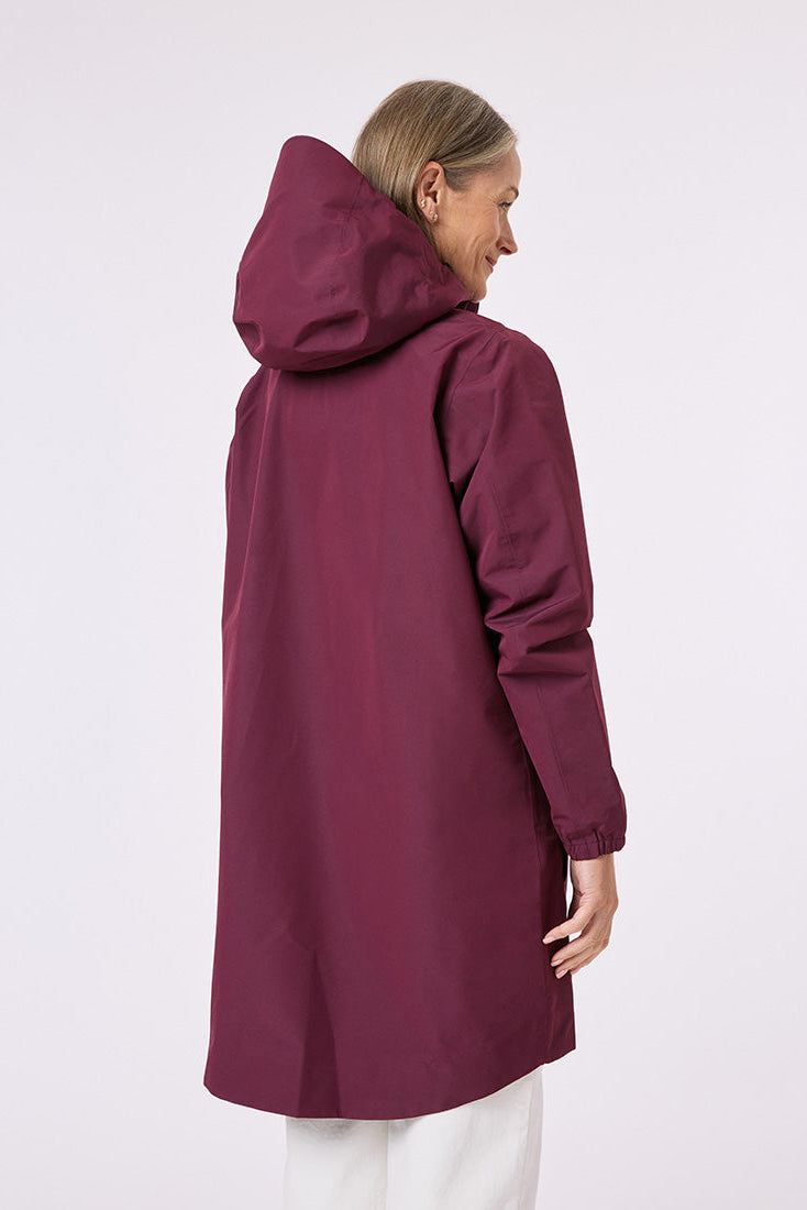 Refuge Raincoat - Mulberry