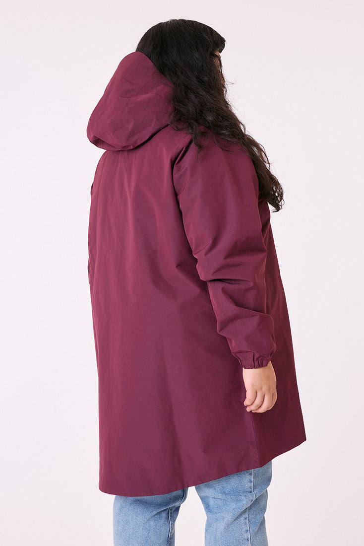 Refuge Raincoat - Mulberry