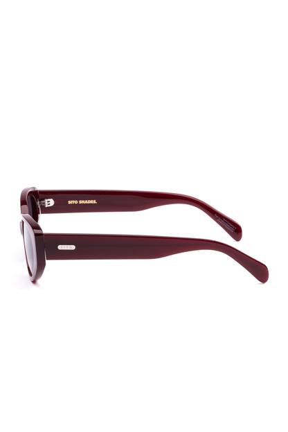 Aura Sunglasses - Berry/Grey