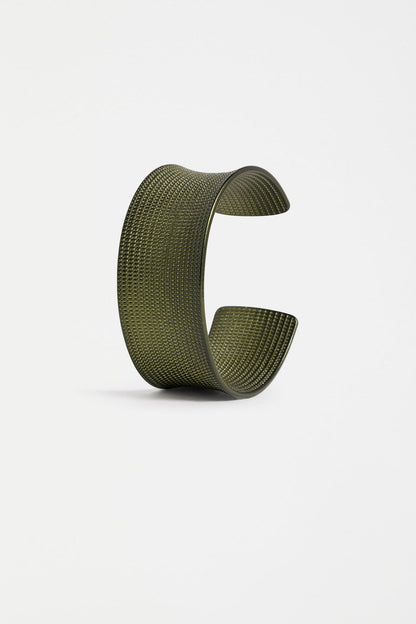 Elk Glynn Wide Cuff - Dark Olive