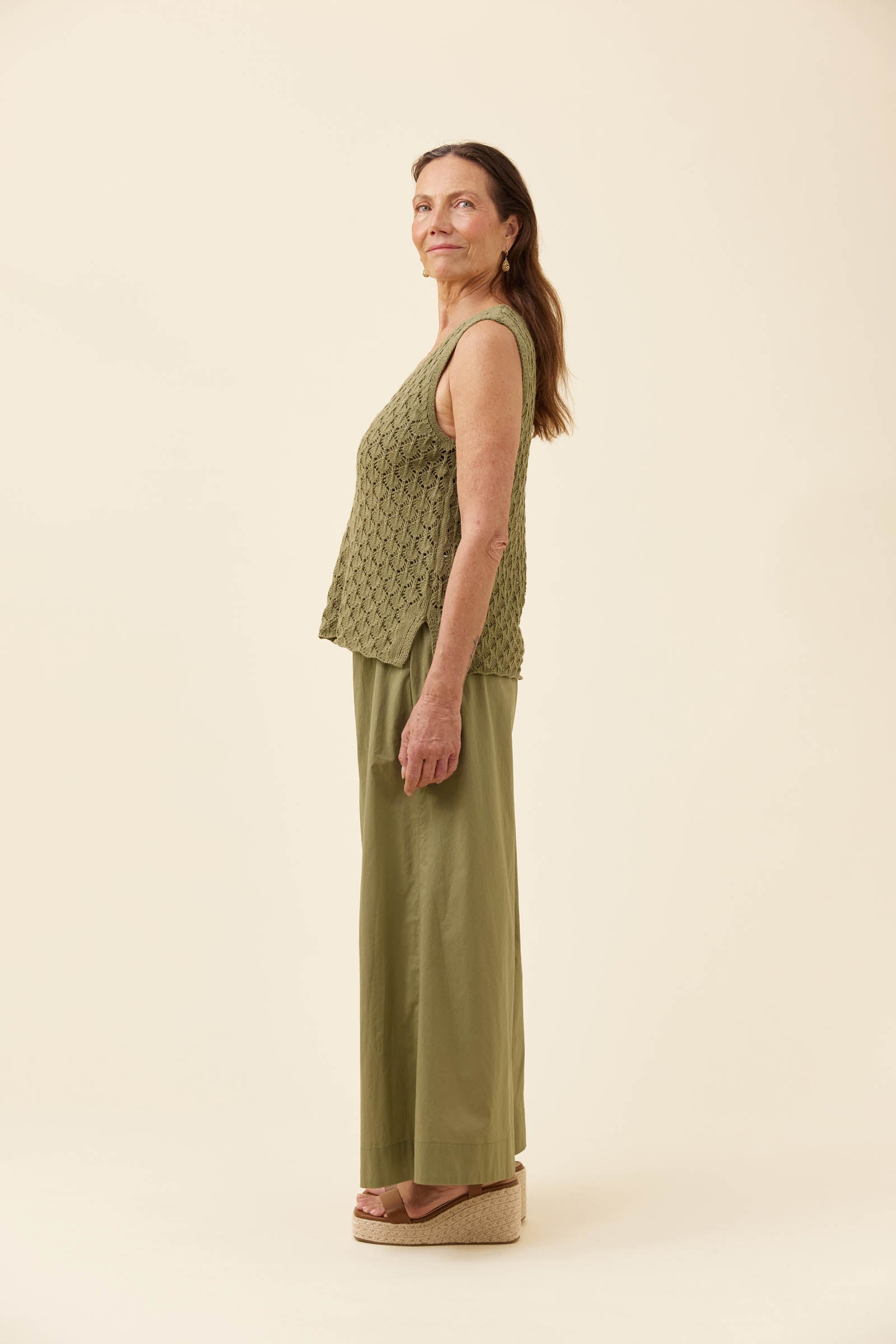 Mia Knit Top - Sage