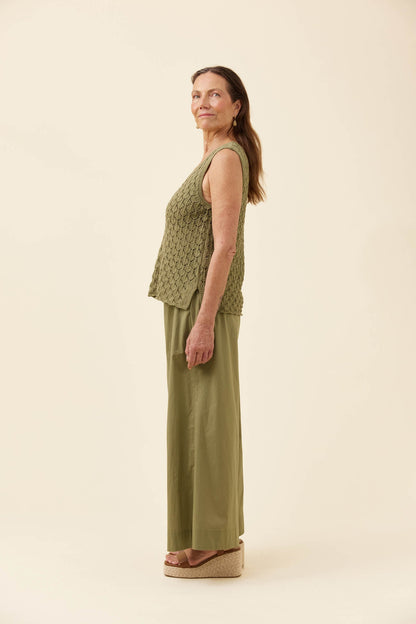 Mia Knit Top - Sage