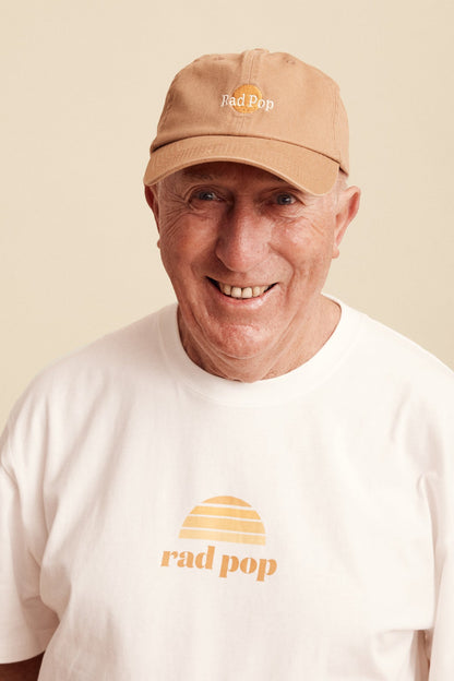 Rad Pop Washed Baseball Cap - Desert Sand