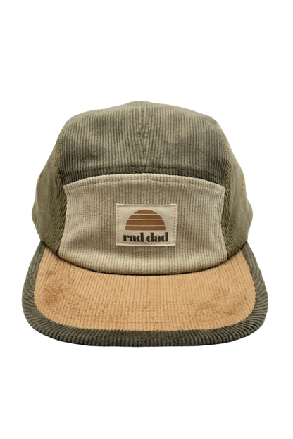 Rad Dad Spliced 5 Panel Cord Cap - Eucalyptus