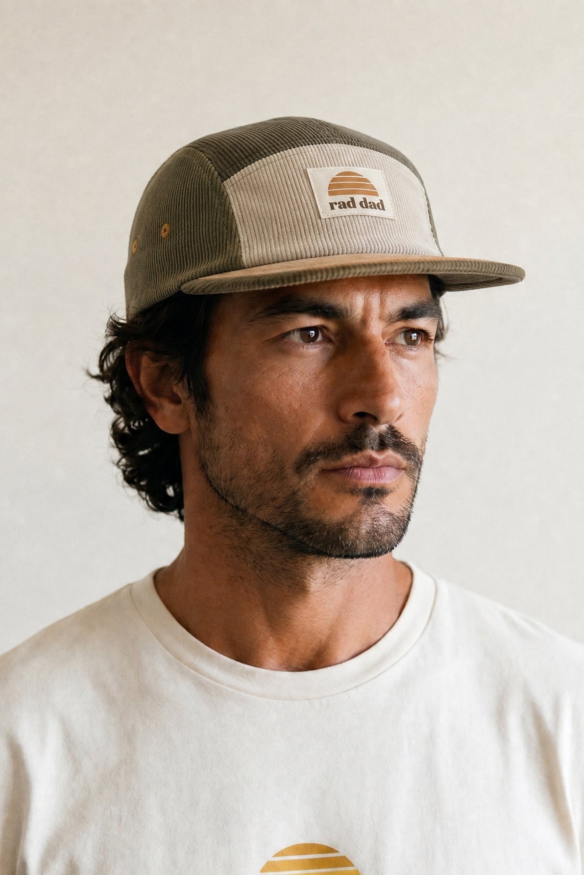 Rad Dad Spliced 5 Panel Cord Cap - Eucalyptus
