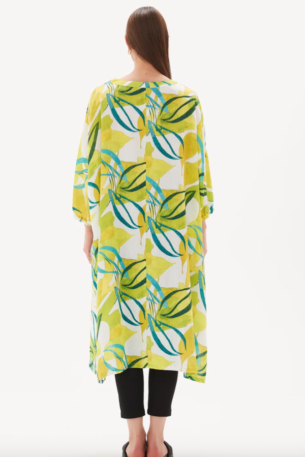 Billow Pocket Relaxed Tunic - Garden Print