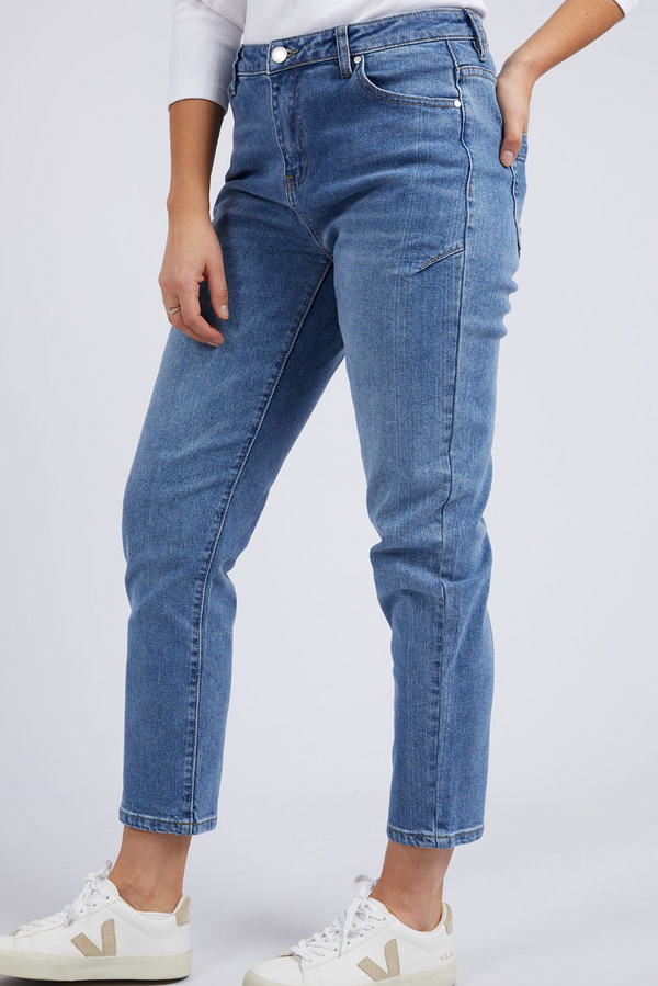 Barkly Straight Leg Jean - Mid Blue