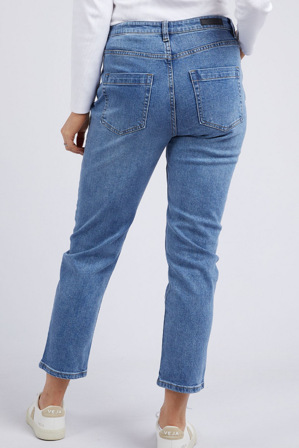 Barkly Straight Leg Jean - Mid Blue